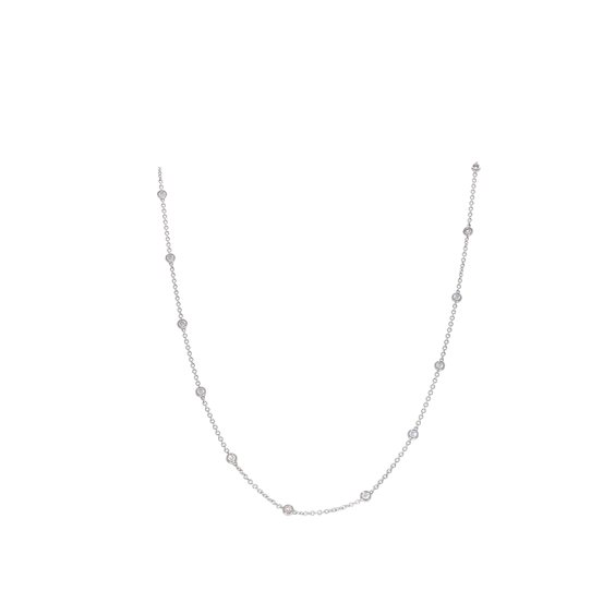 Halskette Crivelli Dame TIFFANY in Weißgold Diamante 1.85 Ct 212-L1078 - 212-L1078
